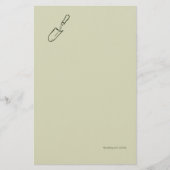 Dark Academia Botany Garden Reader Gift Briefpapier (Voorkant)