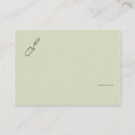 Dark Academia Botany Garden Reader Gift Informatiekaartje