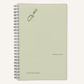 Dark Academia Botany Garden Reader Gift Notitieboek (Voorkant)