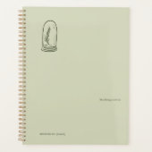 Dark Academia Botany Garden Reader Gift Planner (Voorkant)