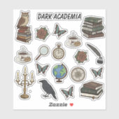 Dark Academia Bullet Journal Sticker (Vel)