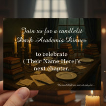 Dark Academia Dinner Boekclub Verjaardagsfeest