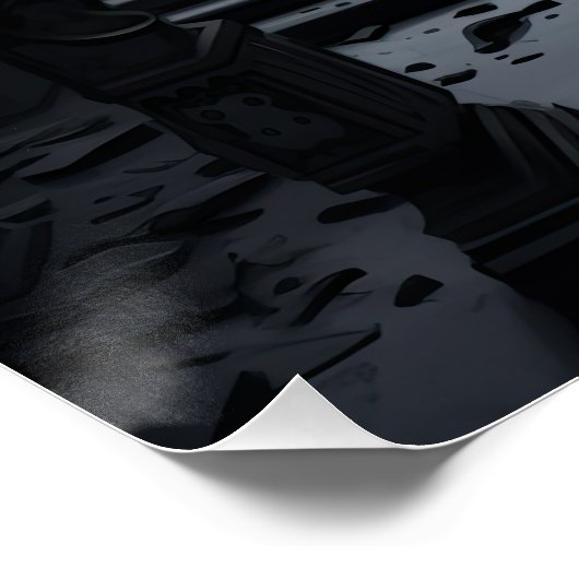 Dark Academia Esthetische Gotische Bibliotheek Aca Perfect Poster (Hoek)