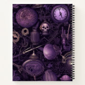 Dark Academia Gothic Esthetische naam Sentiment Notitieboek (Achterkant)