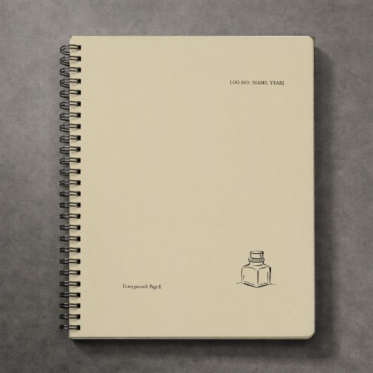 Dark Academia – ink pot Art | Introvert Gift Book Notitieboek