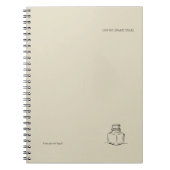 Dark Academia – ink pot Art | Introvert Gift Book Notitieboek (Voorkant)