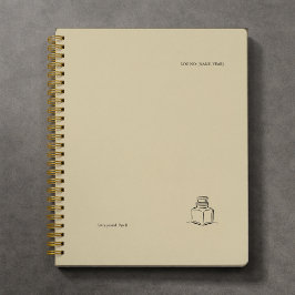 Dark Academia – ink pot Art | Introvert Gift Book  Planner