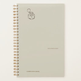 Dark Academia Ink Pot – Minimalist Vintage Library Planner