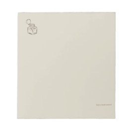 Dark Academia Inktpot – Minimalistische Vintage Bi Notitieblok