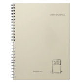 Dark Academia – Library Card Gift for introvert Notitieboek (Voorkant)