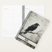 Dark Academia Moody Crow Planner (Display)