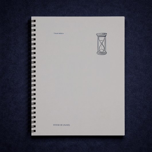 Dark Academia Night Owl Study Notitieboek