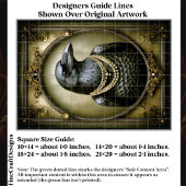 Dark Academia Regal Raven & Pearls ET1R Decoupage Tissuepapier