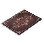 Dark Academia  Scrollwork Book Hoesje Notitieboek (Linkerzijde)