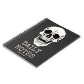Dark Academia Skull Notitieboek (Linkerzijde)