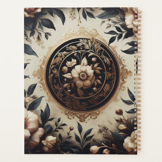 Dark Academia Stamp  Gotische Filatelie Planner (Achterkant)