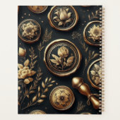 Dark Academia Stamp Gotische Filatelie Planner (Achterkant)