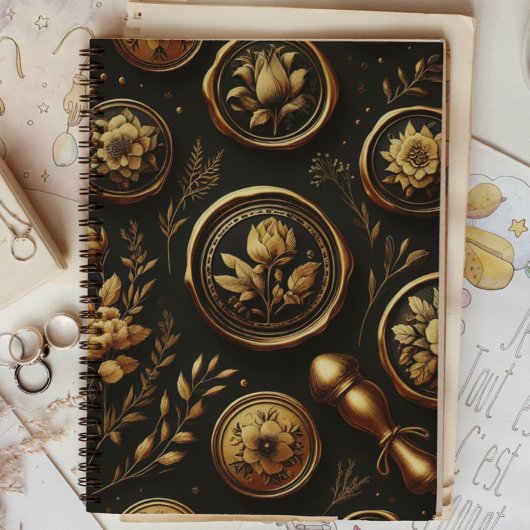 Dark Academia Stamp Gotische Filatelie Planner