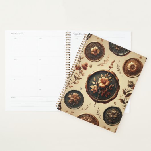 Dark Academia Stamp Gotische Filatelie Planner (Display)