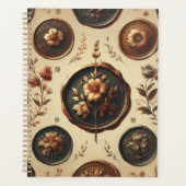 Dark Academia Stamp Gotische Filatelie Planner (Voorkant)