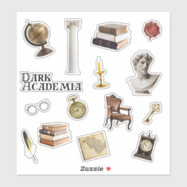 Dark Academia Sticker Set | Tijdschrift Stickers