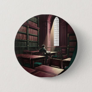 Dark Academia-toets Ronde Button 5,7 Cm