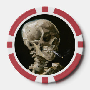 Dark Academia Van Gogh Skelet Esthetiek Poker Chips