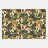 Dark Academia Victoriaans Gothic Glam Mushroom & L Inpakpapier Vel (Voorkant 2)