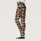Dark Academia Victorian Gothic Moth Specimens Leggings (Links)