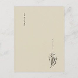 Dark Academia – Vintage Book Art | Introvert Gift  Briefkaart