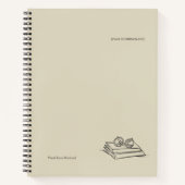 Dark Academia –Vintage Book Art | Introvert Gift  Notitieboek (Voorkant)