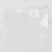 Dark Academia vintage writer Briefkaart (Achterkant)