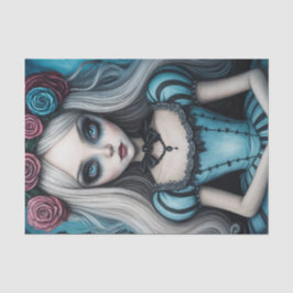 Dark Alice Decoupage Paper Tissuepapier