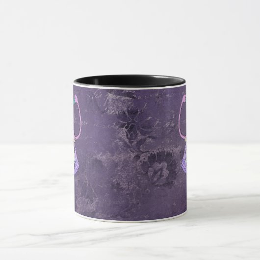 Dark Alice Rustic Deep Purple Mok (Midden)