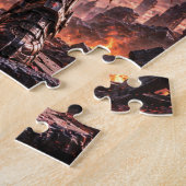Dark Alien Warrior Puzzle Legpuzzel (Zijkant)