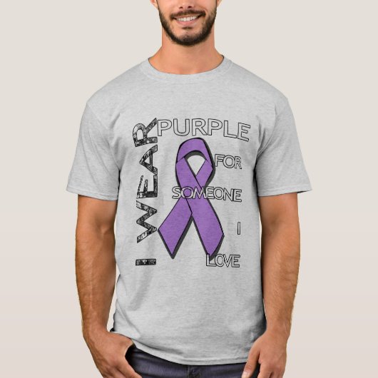 Dark Alzheimer's Awareness T-shirt (Voorkant)