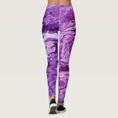 Dark Amethyst Marble Melt Leggings (Achterkant)