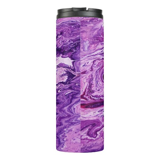 Dark Amethyst Marble Melt Thermosbeker (Achterkant)