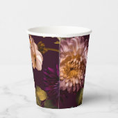 Dark and Moody Floral Gothic Bridal Shower  Papieren Bekers (Rechts)
