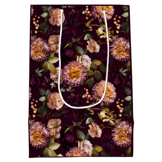 Dark and Moody Vrijgezellenfeest Wrapping Paper Medium Cadeauzakje (Achterkant)