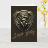 Dark Angel Baby Kaart (Gele Bloem)