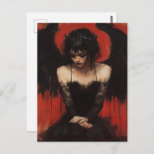 Dark Angel Briefkaart (Voorkant / Achterkant)