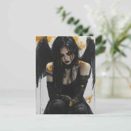 Dark Angel Briefkaart (Staand voorkant)
