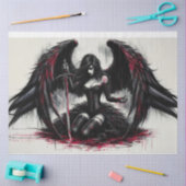 Dark Angel Comic Style Tissue Paper Tissuepapier (Craft)
