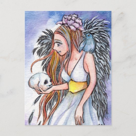 Dark Angel Feestdagenkaart (Voorkant)