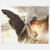 DARK ANGEL FLEECE DEKEN (Voorkant (Horizontaal))