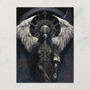 Dark Angel Gothic Fantasy Art Briefkaart
