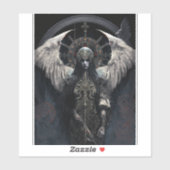 Dark Angel Gothic Fantasy Art Sticker (Vel)