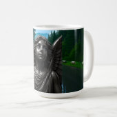 Dark Angel Gothic Gift Koffiemok (Voorkant rechts)
