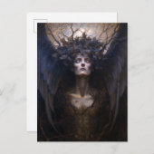 Dark Angel Gothic Gothic Fantasy Art Briefkaart (Voorkant / Achterkant)